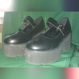 Platform Mary Janes